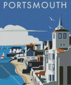 England portsmouth poster Diamond Paints