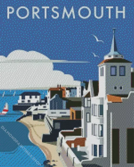 England portsmouth poster Diamond Paints