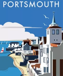 England portsmouth poster Diamond Paints