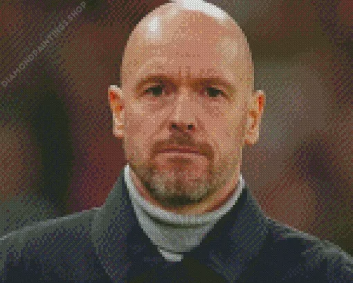 Erik ten hag manchester united team manager Diamond Paintings