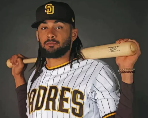Fernando Tatis Jr dominican baseballer Diamond Paints
