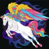 Flying unicorn with colorful wings Diamond Dotz