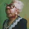 Funny old lady Diamond Paints