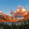 Glacier park landsccape Diamond Paints