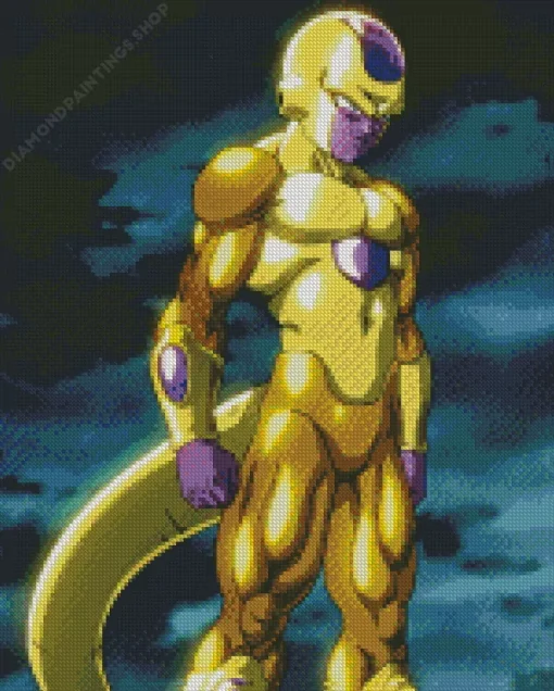 Golden frieza Diamond Paints