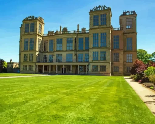 Hardwick Hall old building Diamond Paints