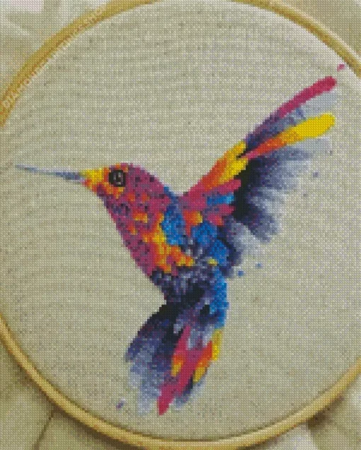 Humming bird Cross stitch Diamond Paints