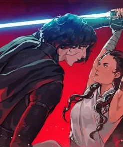 Kylo and rey art Diamond Paintings
