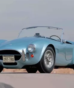 Light Blue cobra 427 Car Diamond Paints