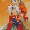 Little Naruto And Jiraiya Diamond Dotz