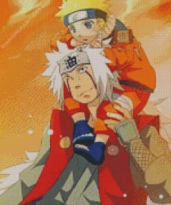 Little Naruto And Jiraiya Diamond Dotz