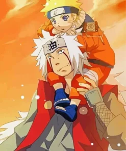 Little Naruto And Jiraiya Diamond Dotz