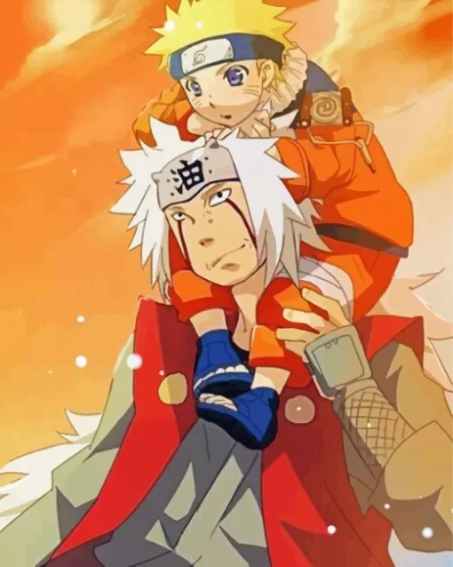 Little Naruto And Jiraiya Diamond Dotz