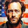 Luke perry Diamond Paints
