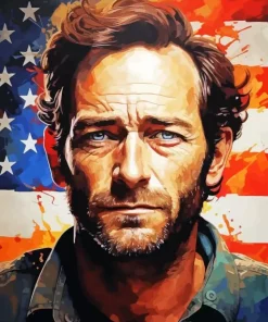 Luke perry Diamond Paints
