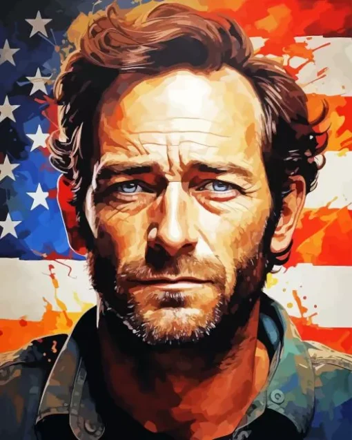 Luke perry Diamond Paints