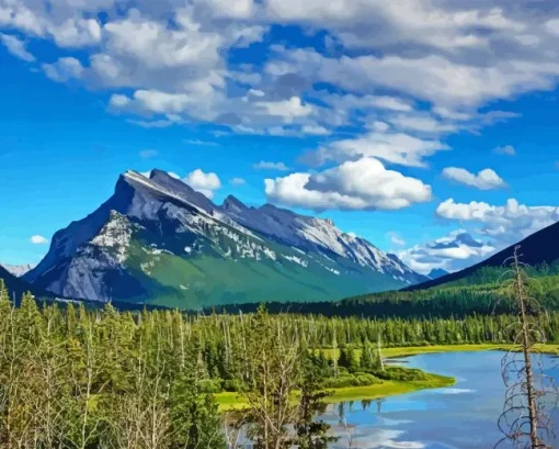 Mount rundle Diamond Paints