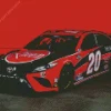 Red Nascar 20 rheem car Diamond Paintings