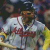 Ronald Acuna jr baseballer Diamond By Numbers