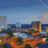 Tallahassee City Sunset Diamond Paints