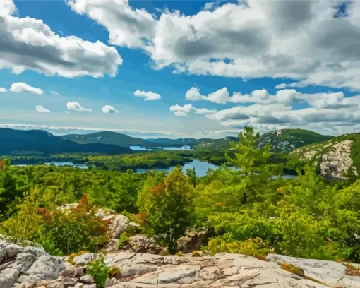 The Killarney Provincial Park in ontario Diamond Paints