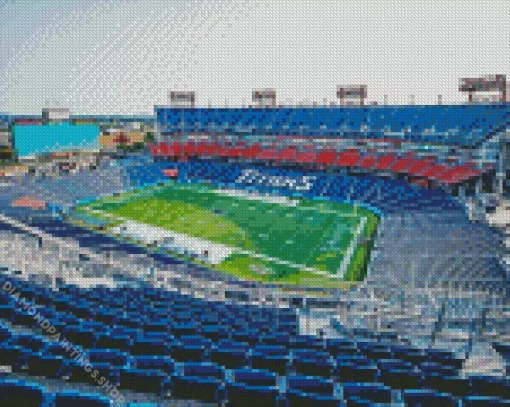 The Nissan Titans stadium Diamond Paints
