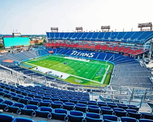 The Nissan Titans stadium Diamond Paints