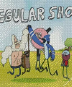 The Regular show animation Diamond Paintings