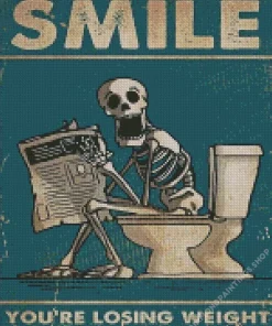 Toilet poster Diamond By Numbers