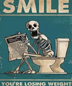 Toilet poster Diamond By Numbers
