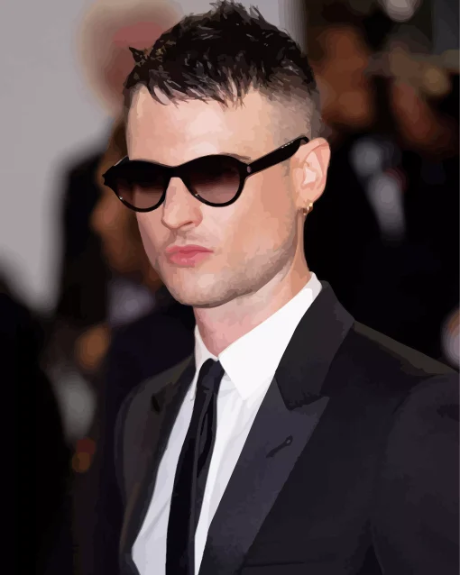 Tom sturridge english actor Diamond Paints