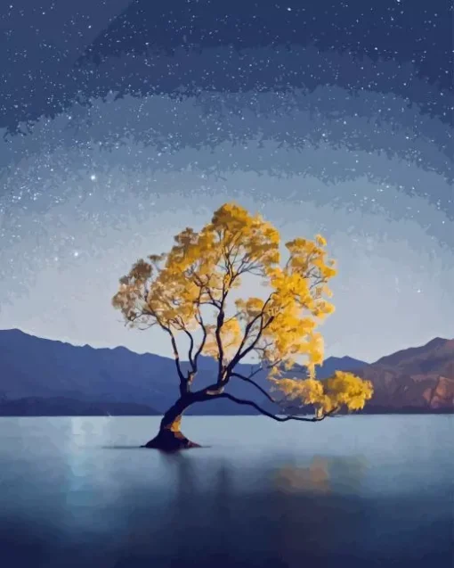 Wanaka tree Diamond By Numbers