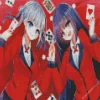Yumeko Jabami And Kirari Momobami Diamond Paints