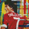 abstract Kenny dalglish Diamond With Numbers
