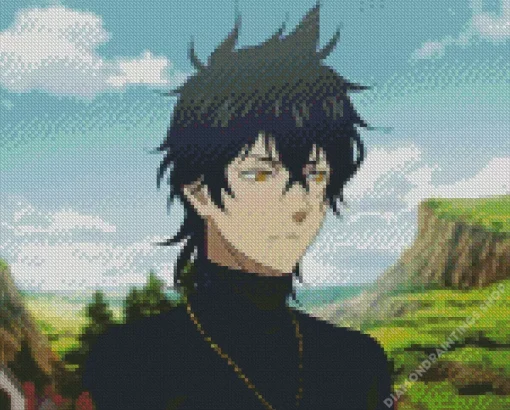 black clover yuno Anime Diamond Paintings