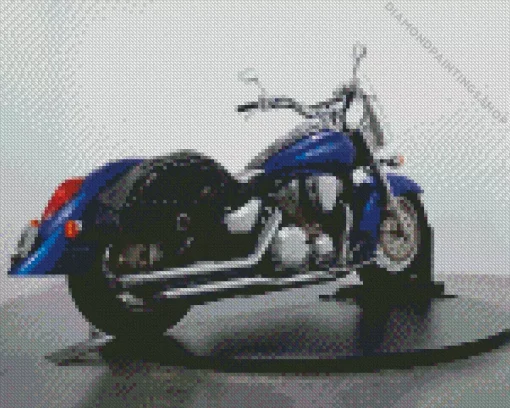 blue 2007 Honda vtx 1300 Diamond Paints