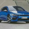 blue Vw scirocco car Diamond Paints