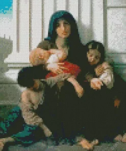 charity by williiam adolphe bouguereau Diamond By Numbers
