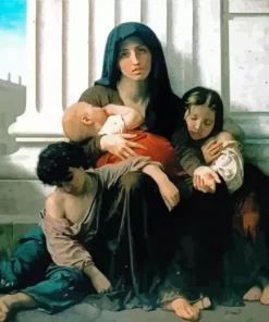 charity by williiam adolphe bouguereau Diamond By Numbers