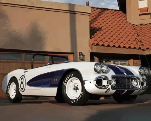 classic race car Diamond Paints