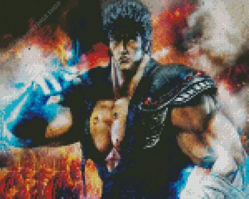 first of the north star Kenshiro art Diamond Paints
