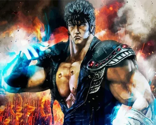 first of the north star Kenshiro art Diamond Paints