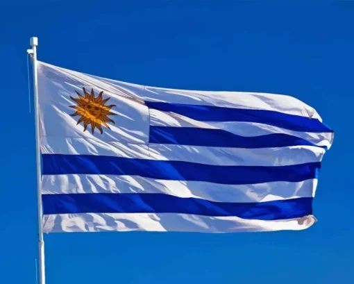flag of uruguay Diamond Paints