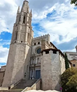 girona spain basilica de san felix Diamond Paints