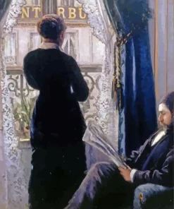 interior woman at the window gustave caillebotte Diamond Paintings