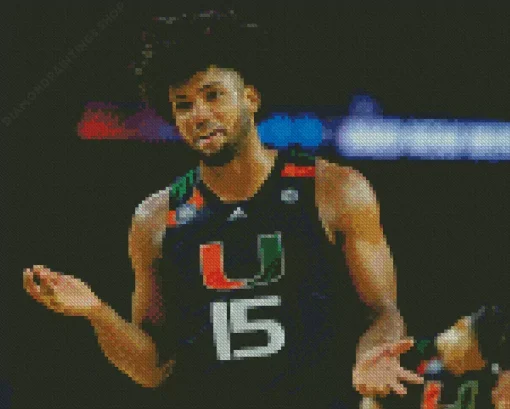 norchad omier Miami hurricanes player Diamond Dotz
