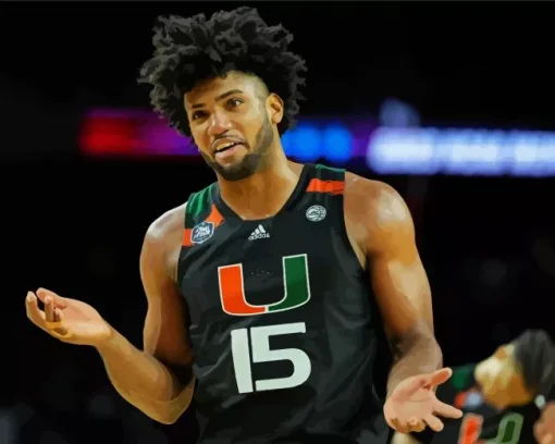 norchad omier Miami hurricanes player Diamond Dotz
