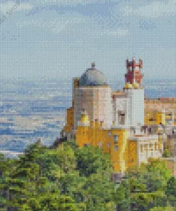 pena national palace of Sintra mountains Diamond Paintings