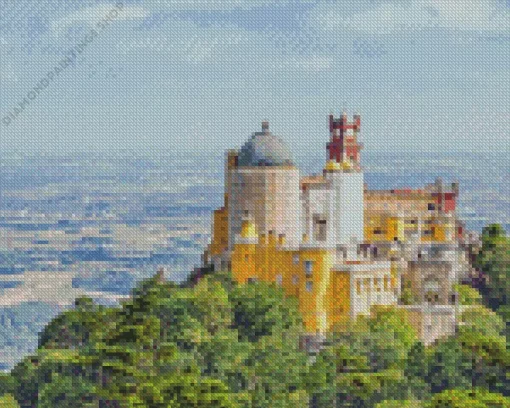 pena national palace of Sintra mountains Diamond Paintings