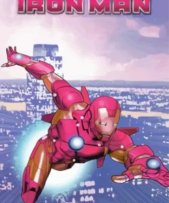 pink iron man poster Diamond By Numbers